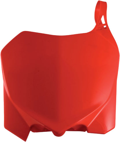 Front Number Plate Red