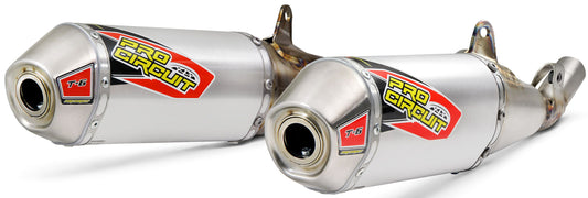 T 6 Dual Slip On Mufflers Hon Crf450r '19