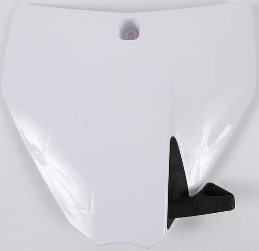 Front Number Plate White