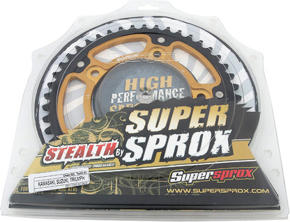 Rear Stealth Sprocket Alu/Stl 45t 525 Gld Suz/Tri