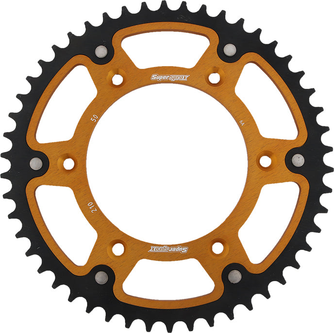 Rear Stealth Sprocket Alu/Stl 50t 520 Gld Hon