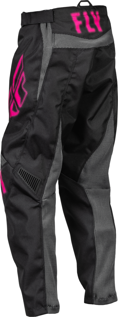 Youth F 16 Pants Black/Pink Sz 24