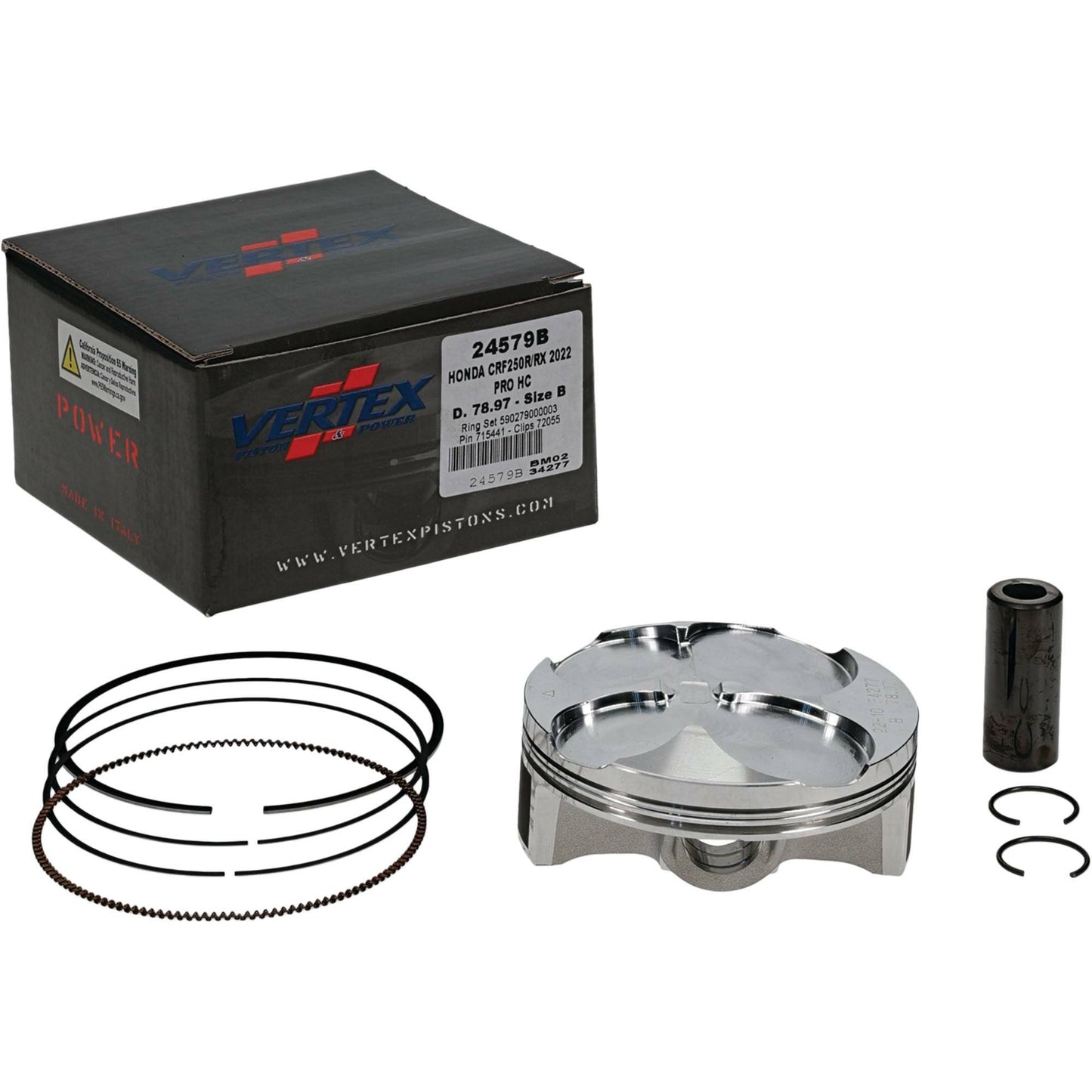 Piston Kit Hc Forged 78.97/Std 14.4:1 Hon