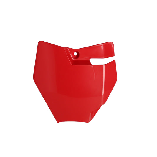 Front Number Plate Red Gas