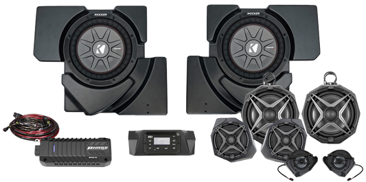 8 Speaker Plug And Play Kit W/ 8" Cage Pods