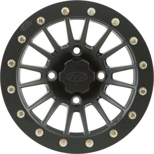 Sd Bead Lock 12x7 4/110 5+2 M.Blk   Black Ring