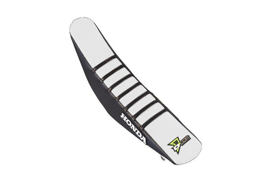 Seat Cover Black/White W/Ribs