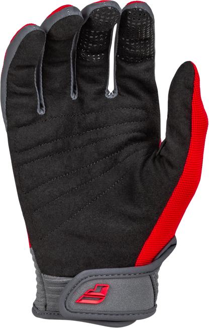 Youth F 16 Gloves Red/Charcoal/White Ym