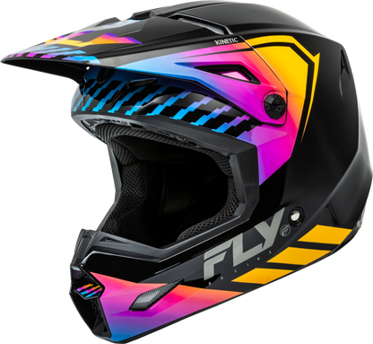 Youth Kinetic Menace Helmet Black/Sunrise Yl