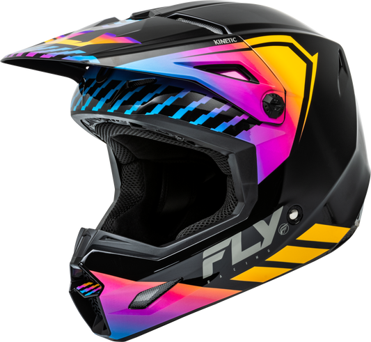 Youth Kinetic Menace Helmet Black/Sunrise Yl