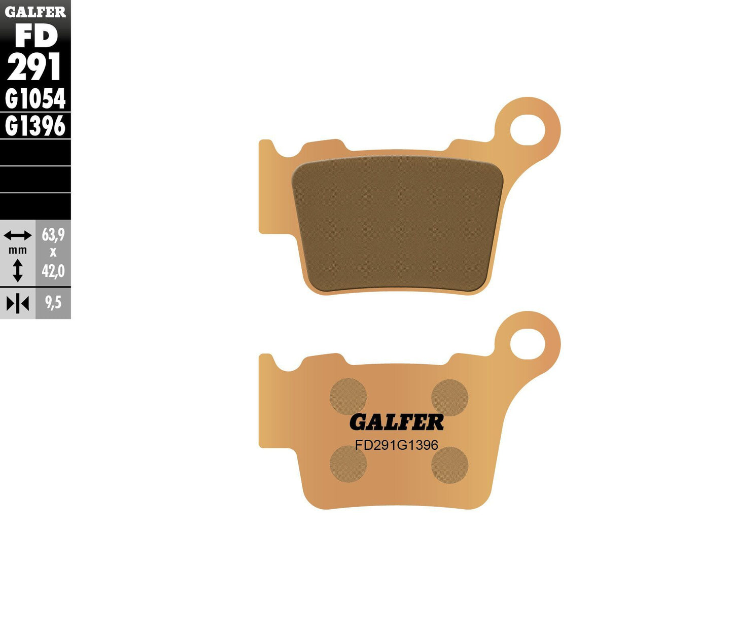 Brake Pads Sintered Fd291g1396