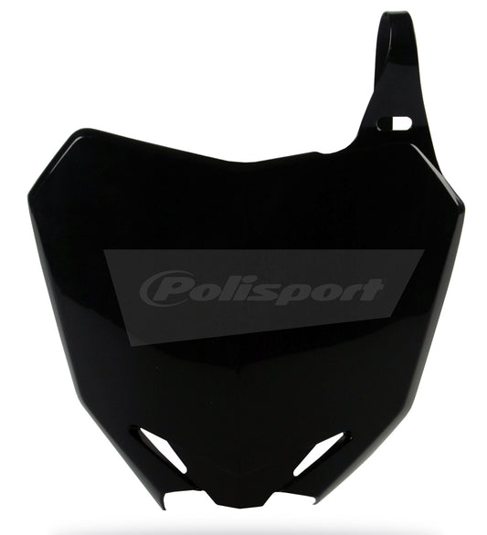 Front Number Plate Black