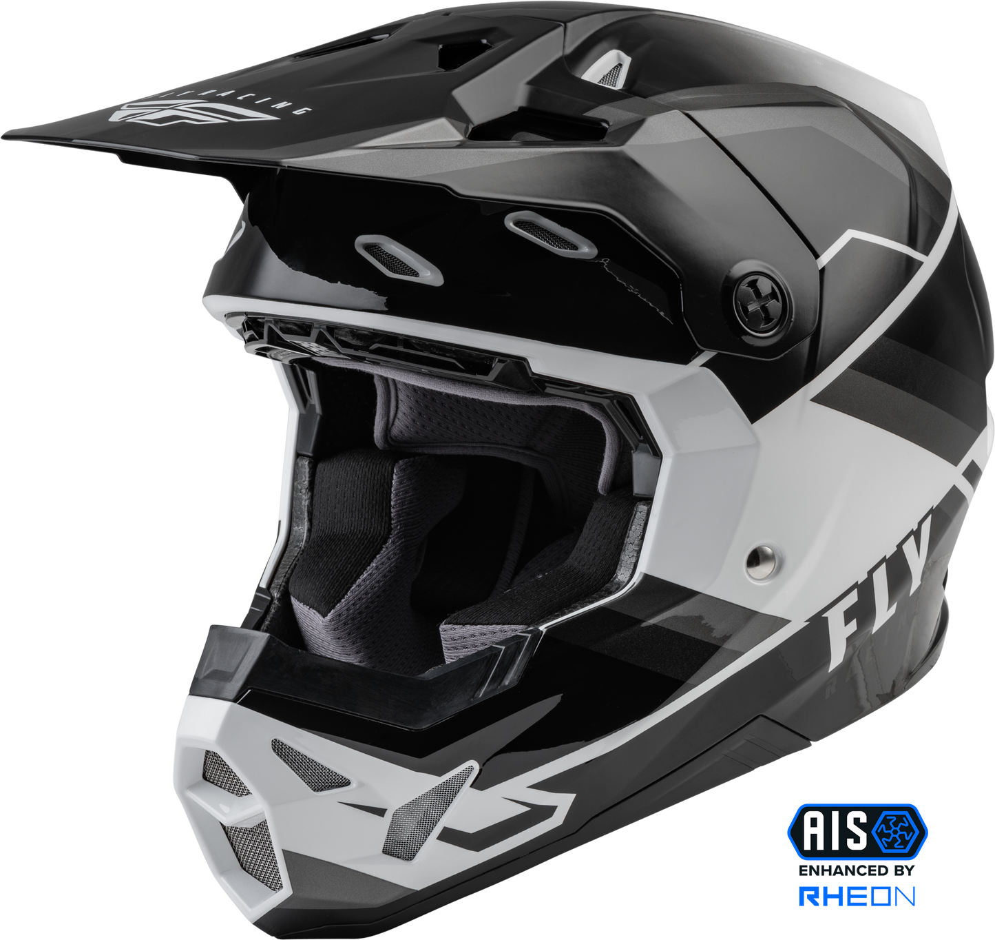 Youth Formula Cp Rush Helmet Grey/Black/White Yl