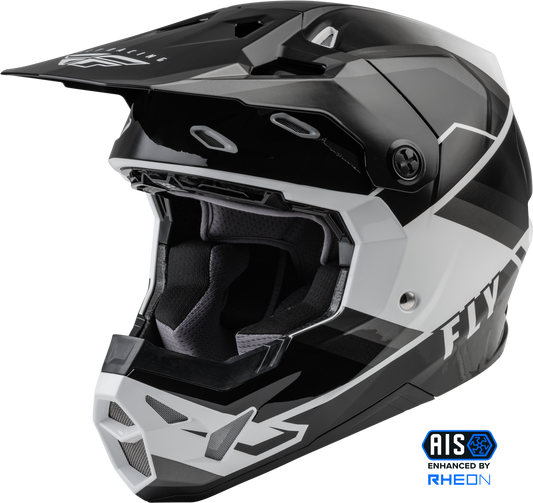 Youth Formula Cp Rush Helmet Grey/Black/White Yl