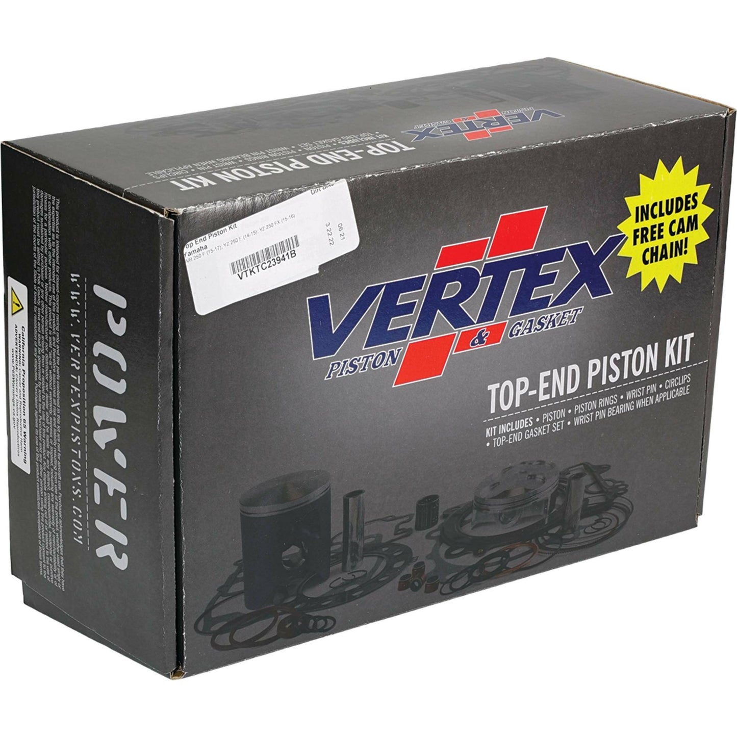 Top End Kit 76.96/Std 13.5:1 Yam