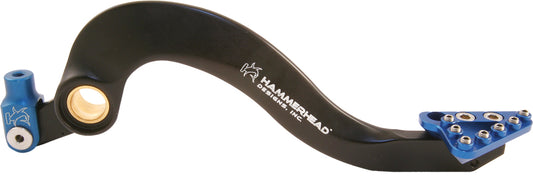 Forged Aluminum Rear Brake Pedal Black/Blue