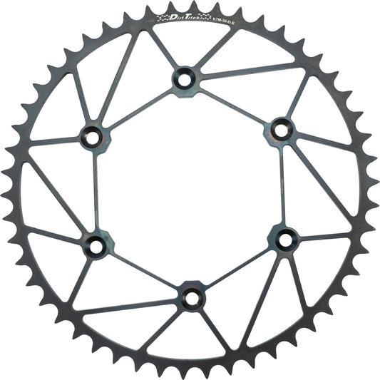 Rear Sprocket Chromoly Stl/Zir 50t 520 Blk Ktm/Husq