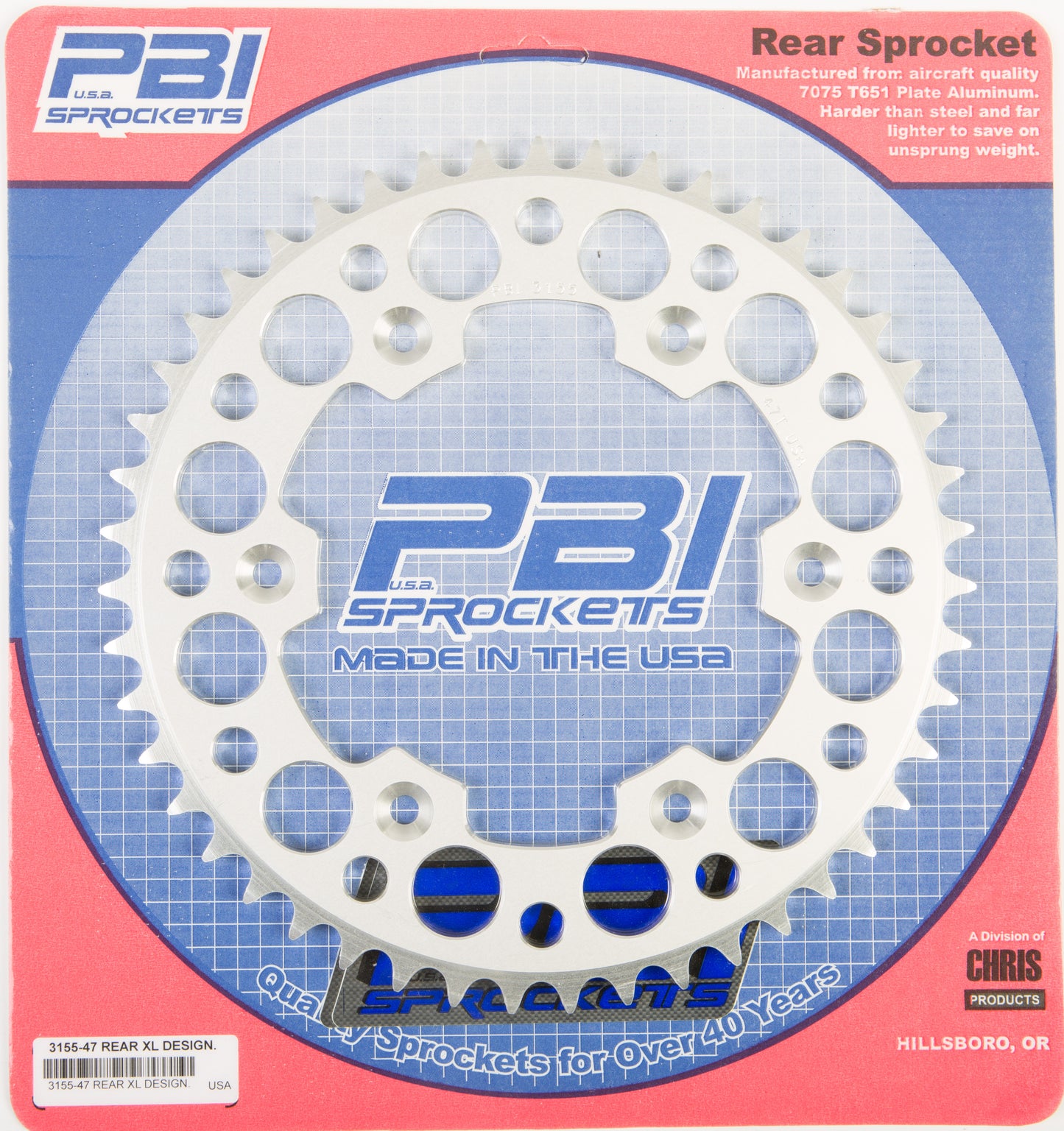 Rear Sprocket Aluminum 47t 520 Beta/Hon