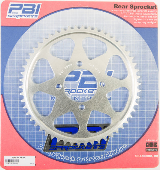 Rear Sprocket Aluminum 54t 428 Yam