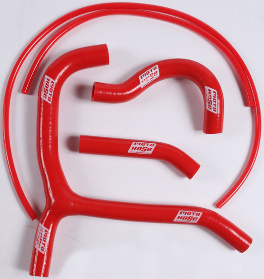 Silicone Y Hose Kit (Red)