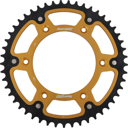 Rear Stealth Sprocket Alu/Stl 49t 520 Gld Hon