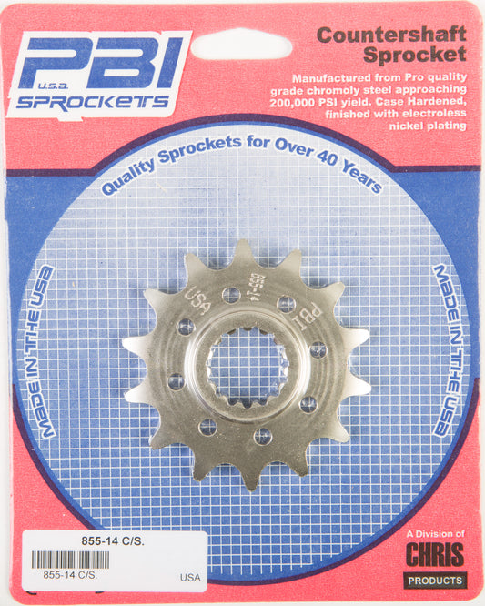 Front Cs Sprocket Steel 14t 520 Beta/Hus/Husq/Ktm