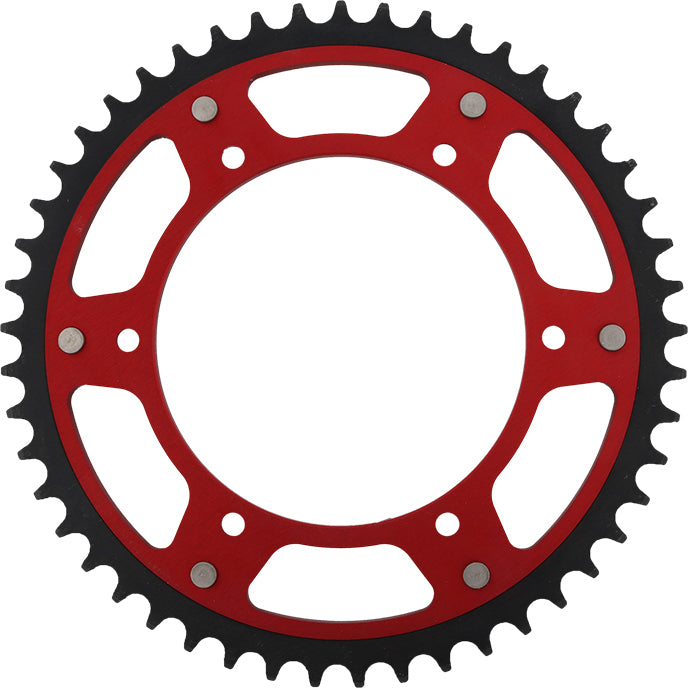 Rear Stealth Sprocket Alu/Stl 49t 520 Red Gas/She