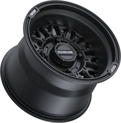 Raceline Omega 15x10 4/137 5+5 (0mm) Satin Black