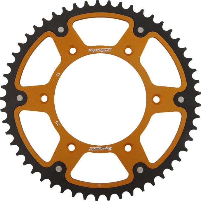 Rear Stealth Sprocket Alu/Stl 53t 520 Gld Hon