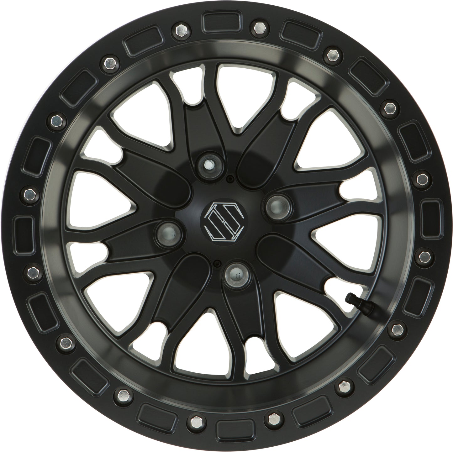Rptr Matte Blk 15x8 4+4 4/136 4/137