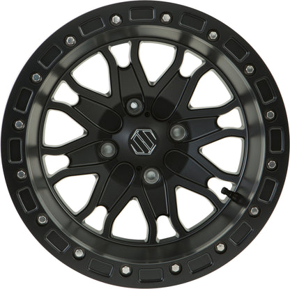 Rptr Matte Blk 15x8 4+4 4/136 4/137