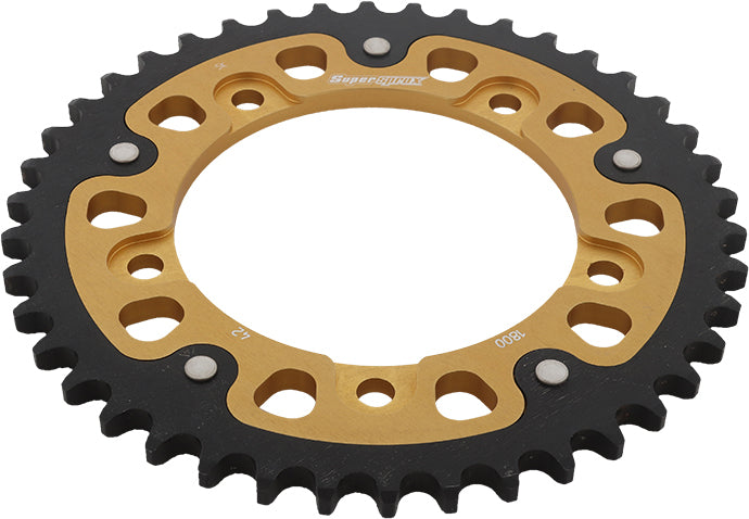 Rear Stealth Sprocket Alu/Stl 42t 530 Gld Suz