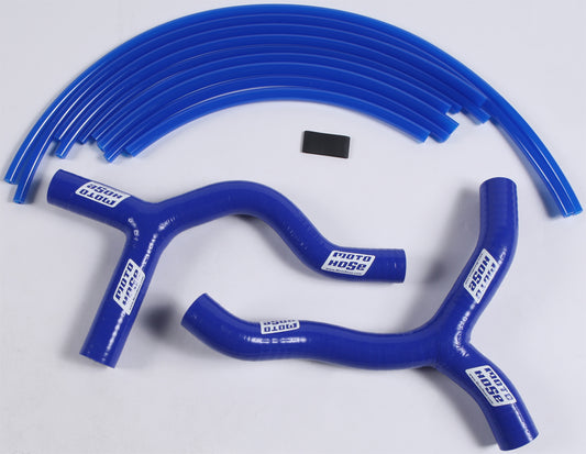 Silicone Y Hose Kit (Blue)