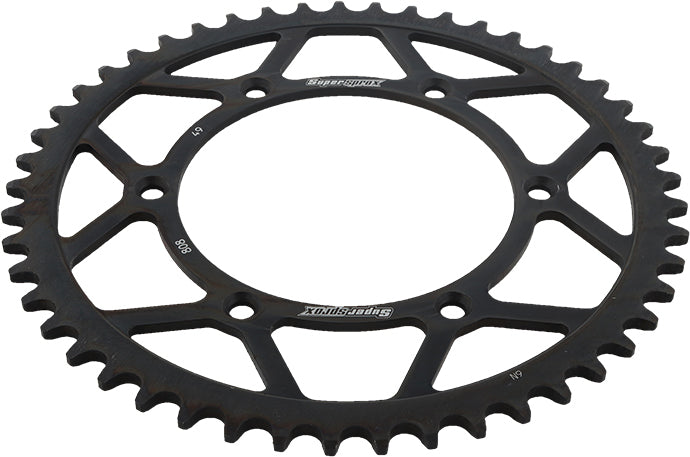 Rear Sprocket Steel 49t 520 Blk Suz