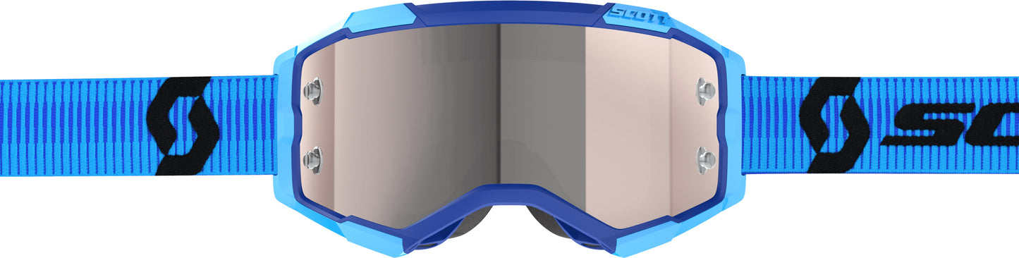 Fury Goggle Blue/Black Silver Chrome Works