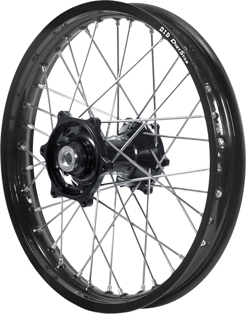 Front Wheel 1.60 X 21 Black Hub Black Rim
