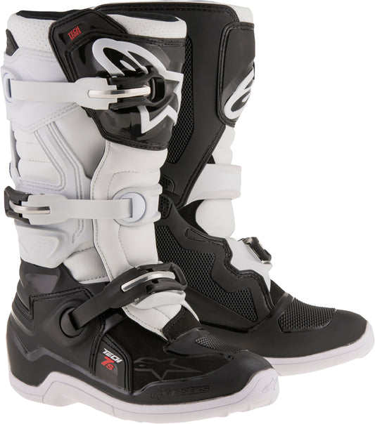 Tech 7s Boots Black/White Sz 04