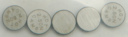 Valve Shims 7.48x2.50mm 5/Pk