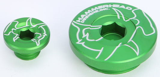 Engine Plugs Green Kx250f '11 13 Kx450f '09 13