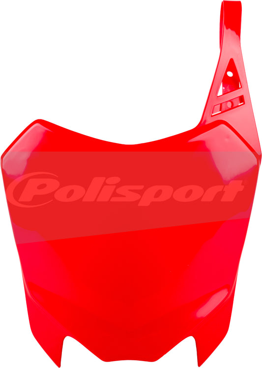 Front Number Plate Red