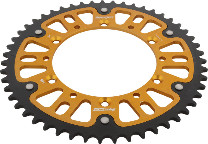 Rear Stealth Sprocket Alu/Stl 51t 520 Gld Kaw