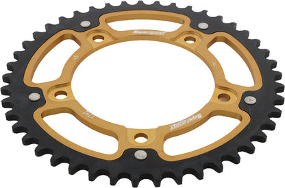 Rear Stealth Sprocket Alu/Stl 45t 525 Gld Suz/Tri