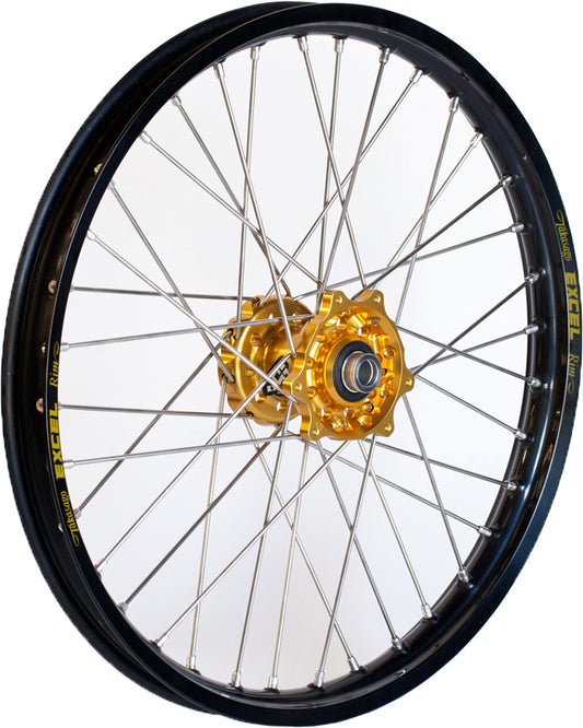 Front Wheel 1.60 X 21 Gold Hub Black Rim