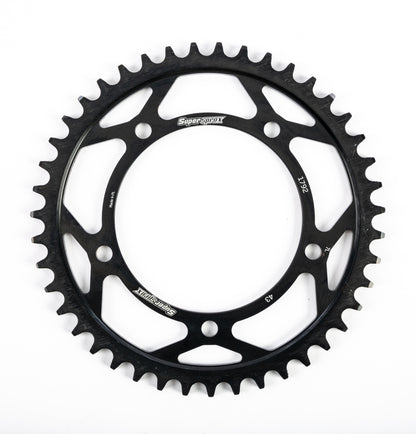Rear Sprocket Steel 43t 525 Blk Suz/Tri