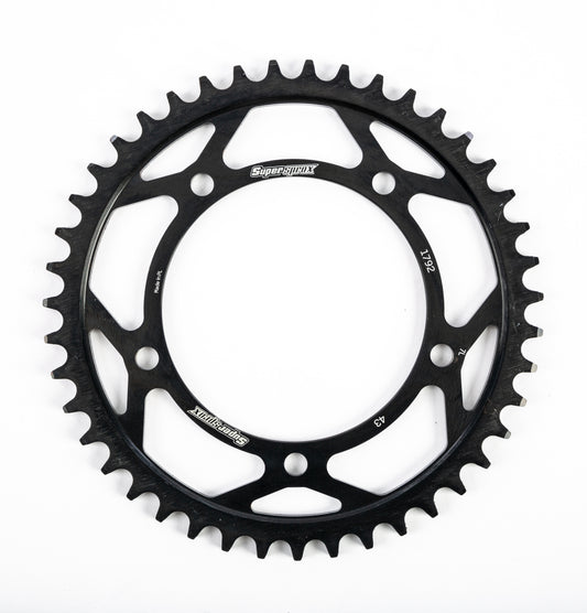 Rear Sprocket Steel 43t 525 Blk Suz/Tri