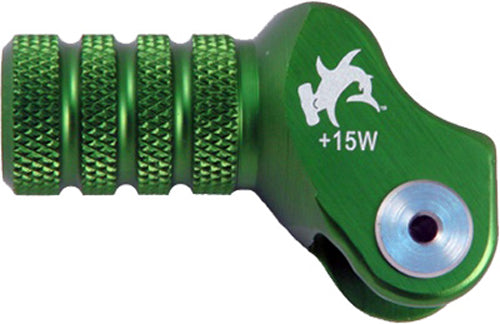 Billet Shift Lever Offset Tip Green +15mm