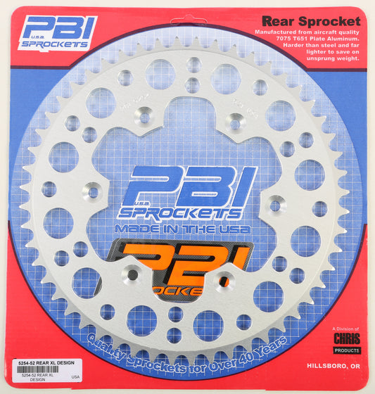 Rear Sprocket Aluminum 52t 520 Hus/Husq/Ktm