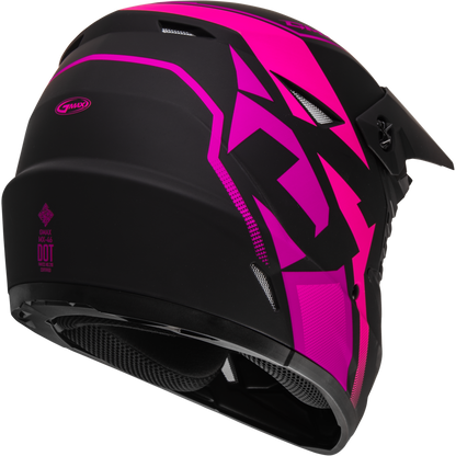 Mx 46 Compound Helmet Matte Black/Pink Ym