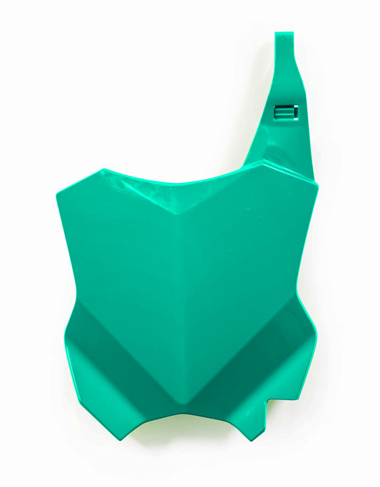 Front Number Plate Teal