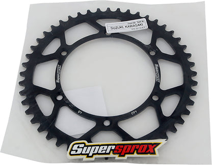 Rear Sprocket Steel 48t 520 Blk Kaw/Suz